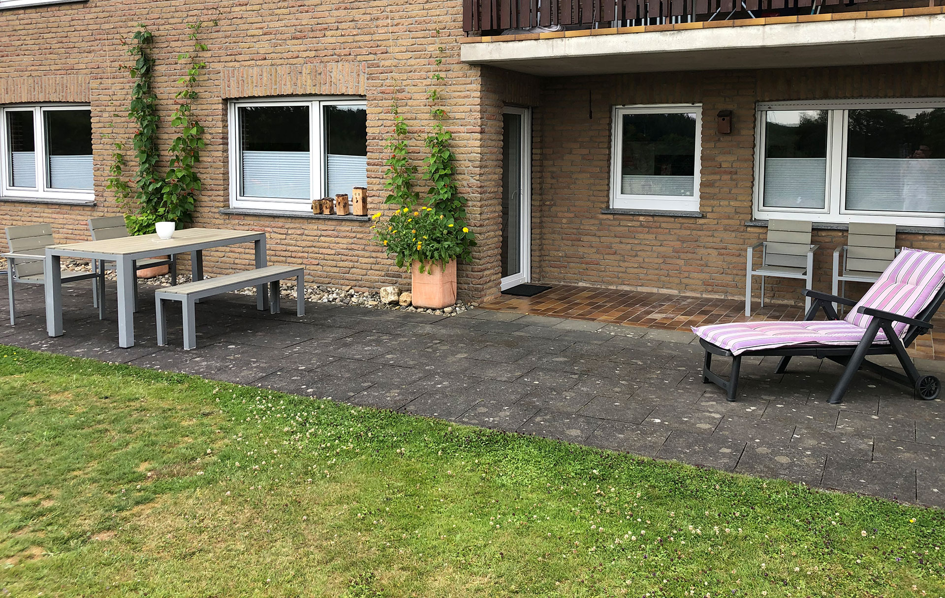 Überdachte Terrasse